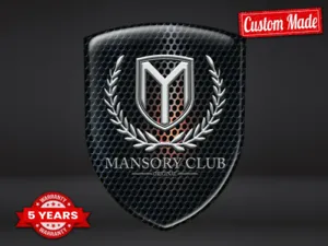 Mansory Etichetta Impermeabile Sportiva Regolabile Sobria